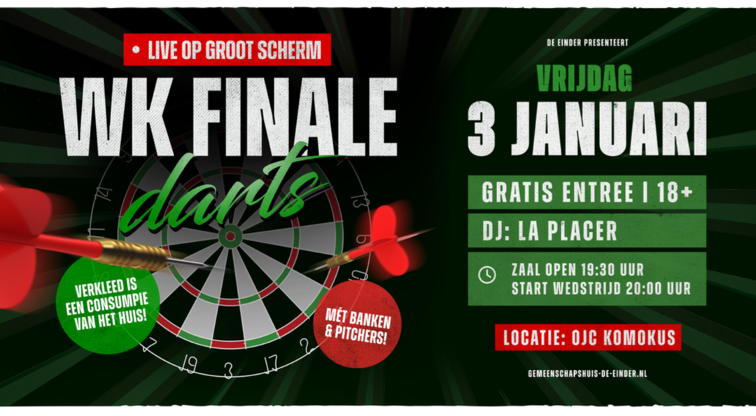 WK Finale darts!