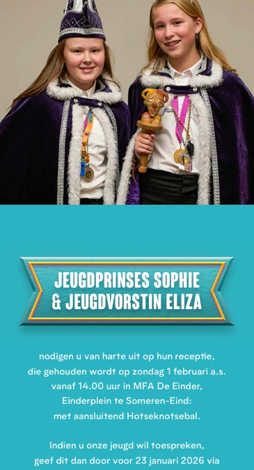 Jeugdprinsenreceptie & Hotseknotsebal